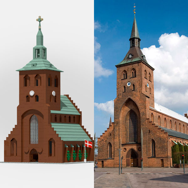 Skt. Knuds Kirke i LEGO