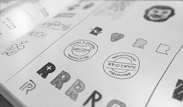 Residents logo design