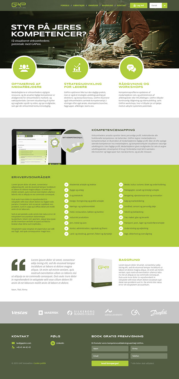 GAP innovation website