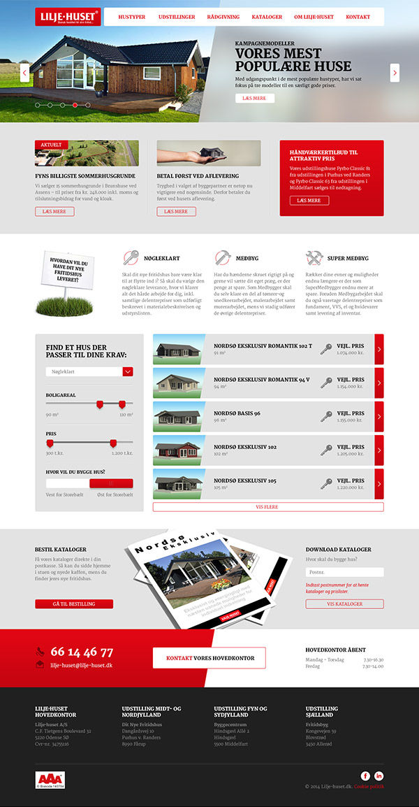 Lilje-huset website