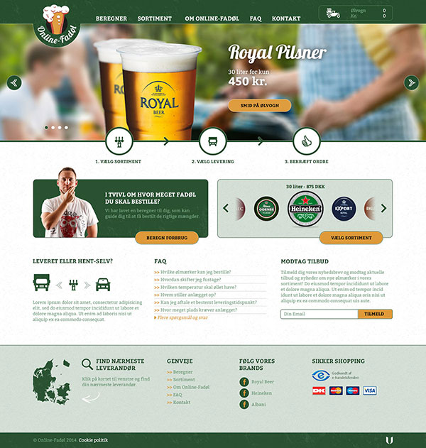 Royal Unibrew webshop