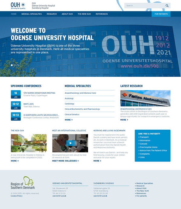 OUH website