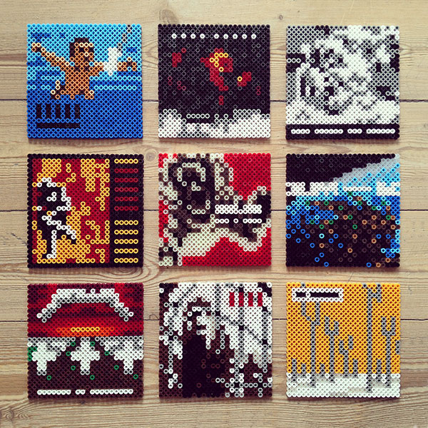 JaxBeads JaxBeads perlemotiv af rock albumcovers