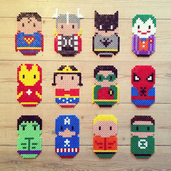 Superhelte i perler