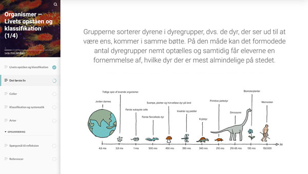 Læringsforløb om organismer