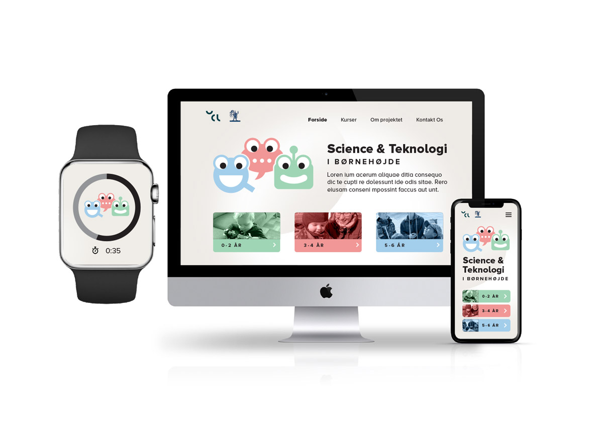 Logodesign for Science & Teknologi i Børnehøjde