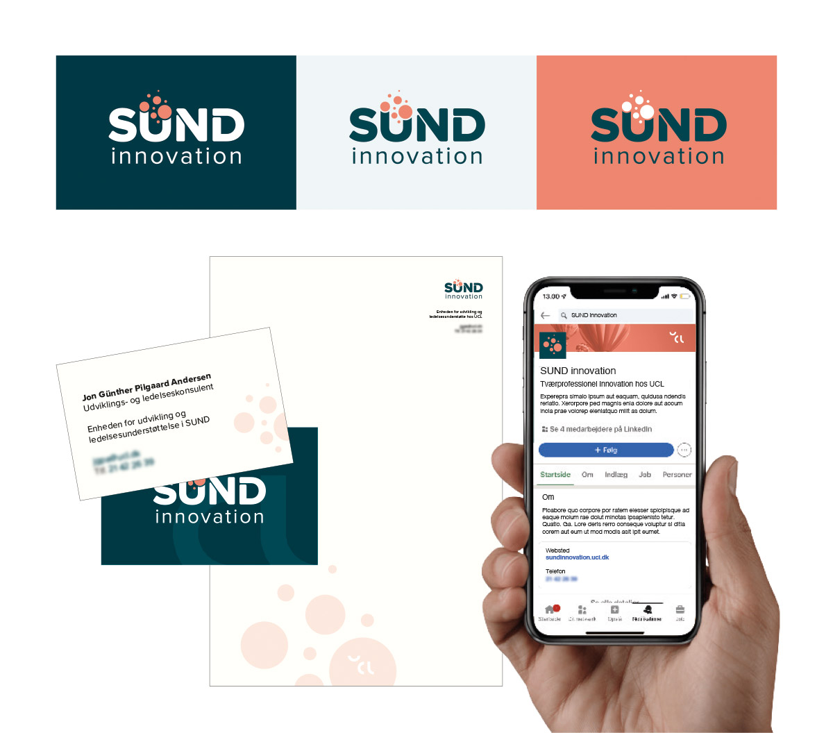 Logovarianter for SUND innovation
