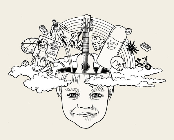 Head Full Of Dreams illustration