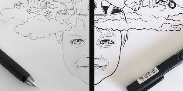 Head Full Of Dreams illustration