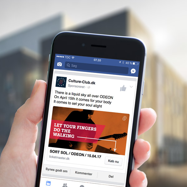 Sort Sol Facebook kampagne