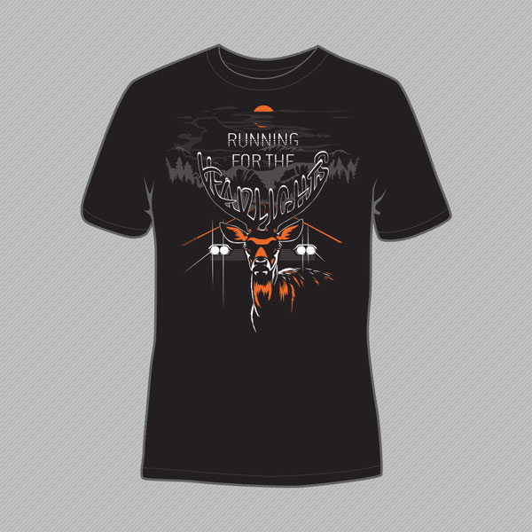 Running For The Headlights Running For The Headlights T-shirt