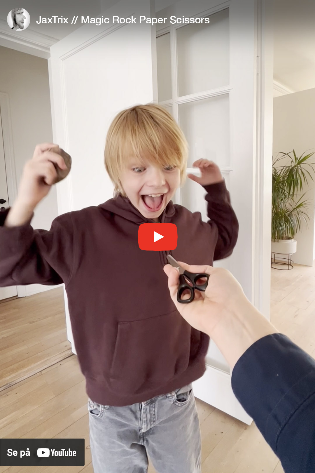 Magic Rock Paper Scissors trickfilm