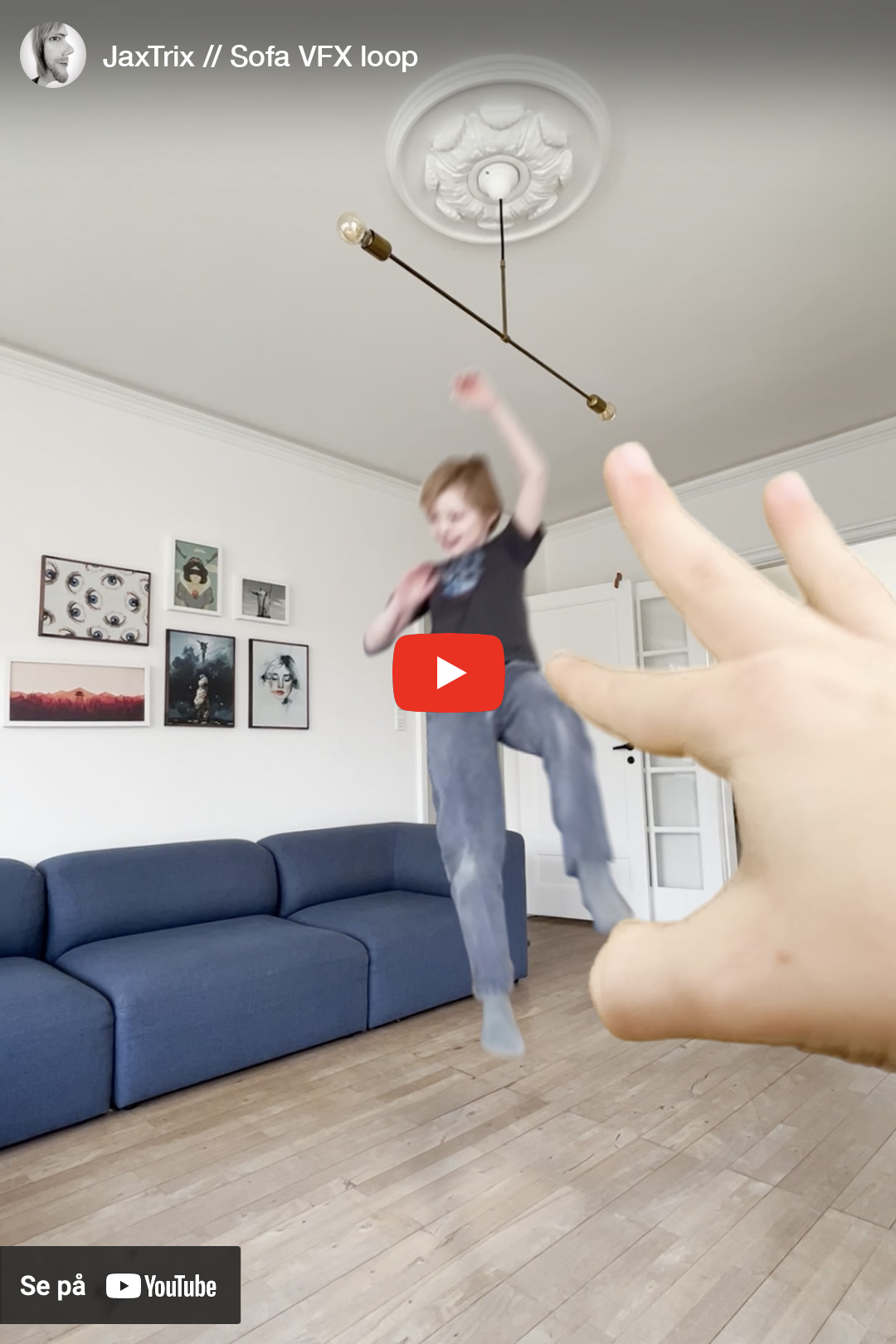 Sofa VFX loop video